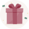 Give gifts below the threshold icon